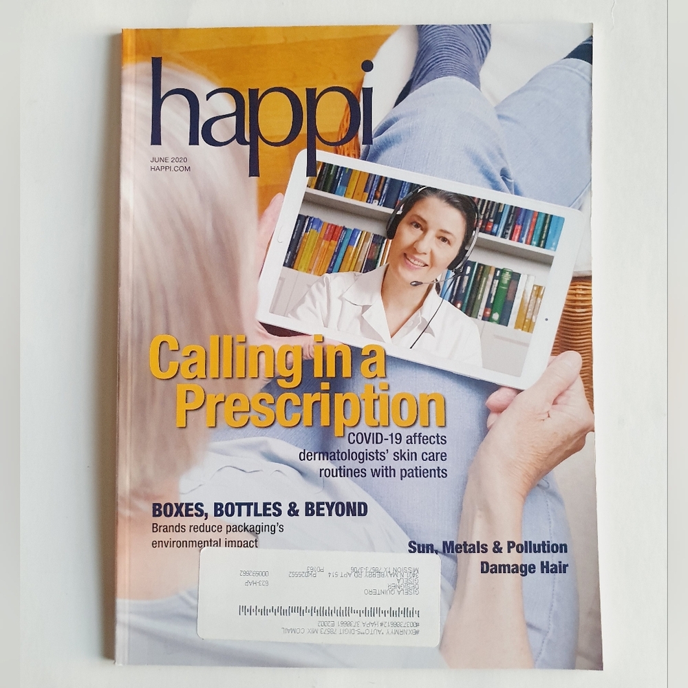 Happi Magazine June, 2020 - Calling In A Prescription - Covid 19